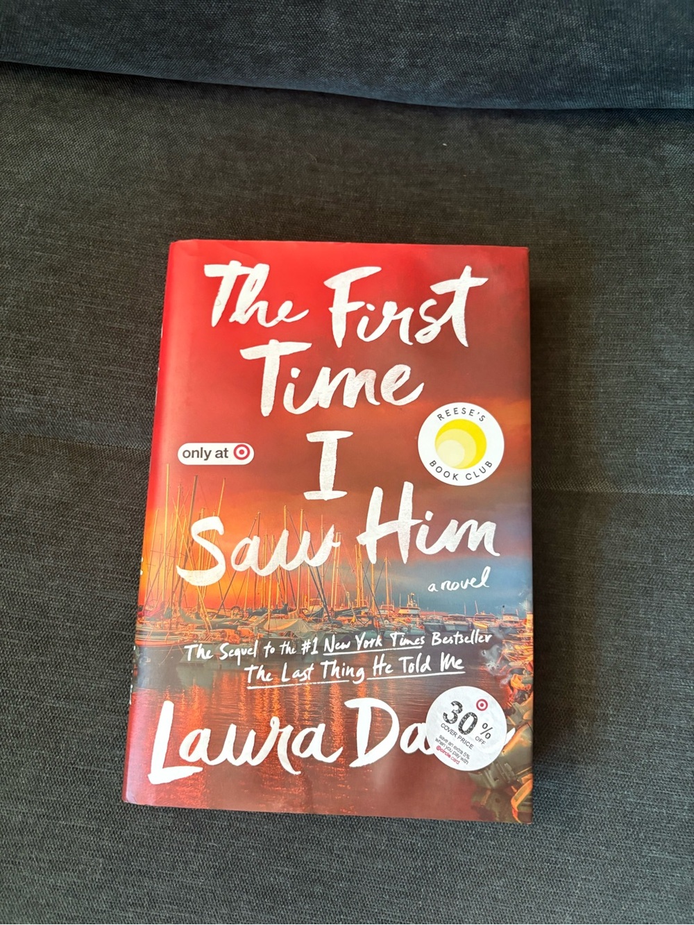 "The First Time I Saw Him" Hardcover - Red